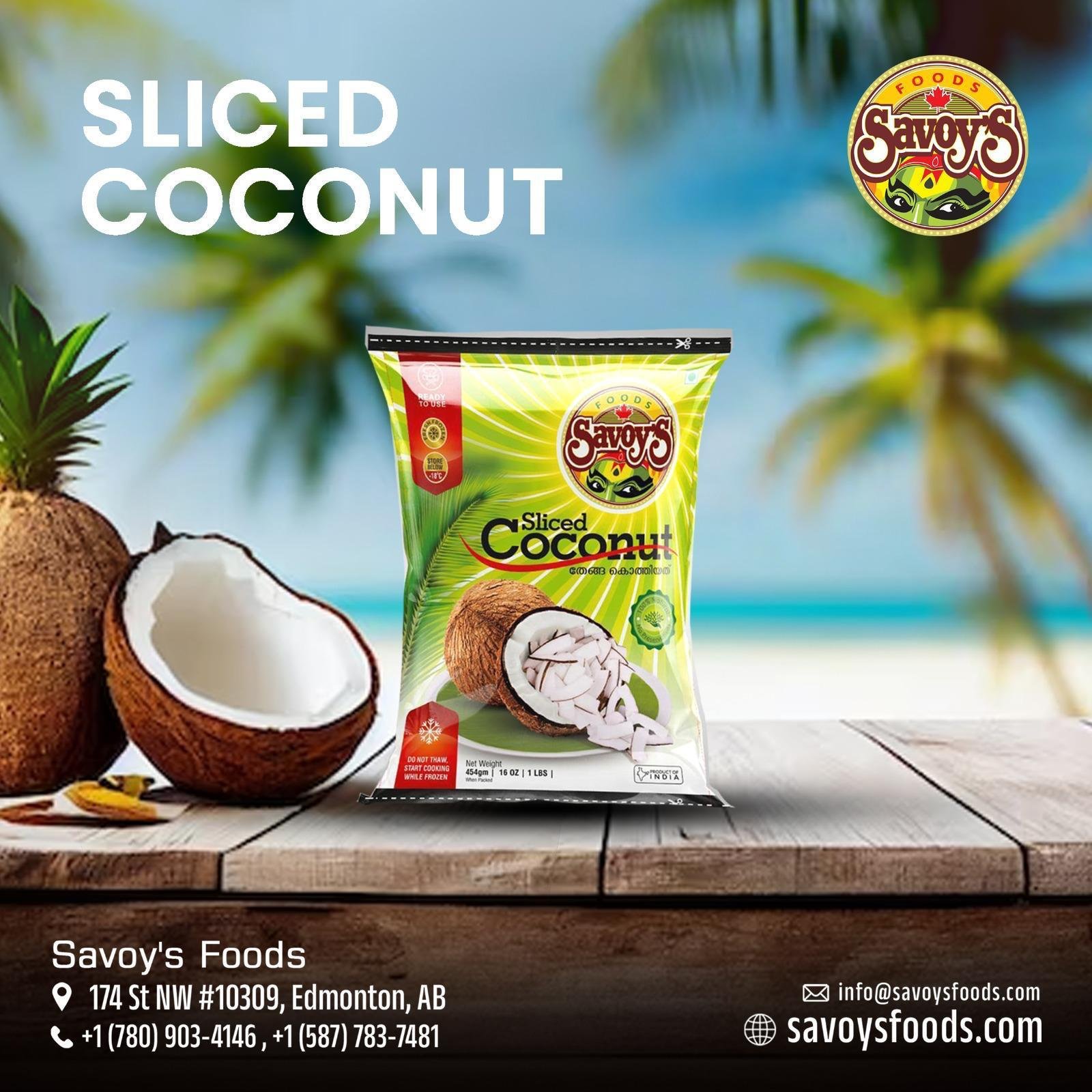 Sliced Coconut